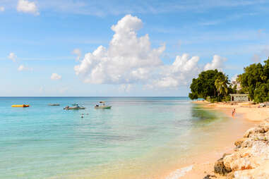 Beach in Bridgetown, Barbados