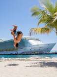 Royal Caribbean cruise ship at Labadee, Haiti