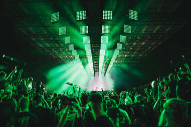 people dancing in a night club, amsterdam dance event