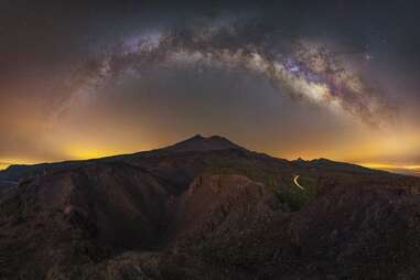 mount teide night sky