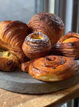 pastries at Pophams bakery