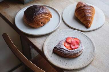 Pastries at Pophams Bakery