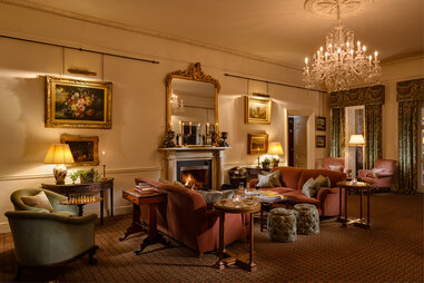 Ballynahinch Castle living room