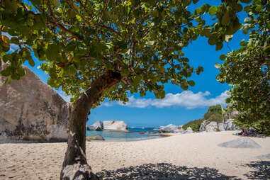 snorkeling at the Baths