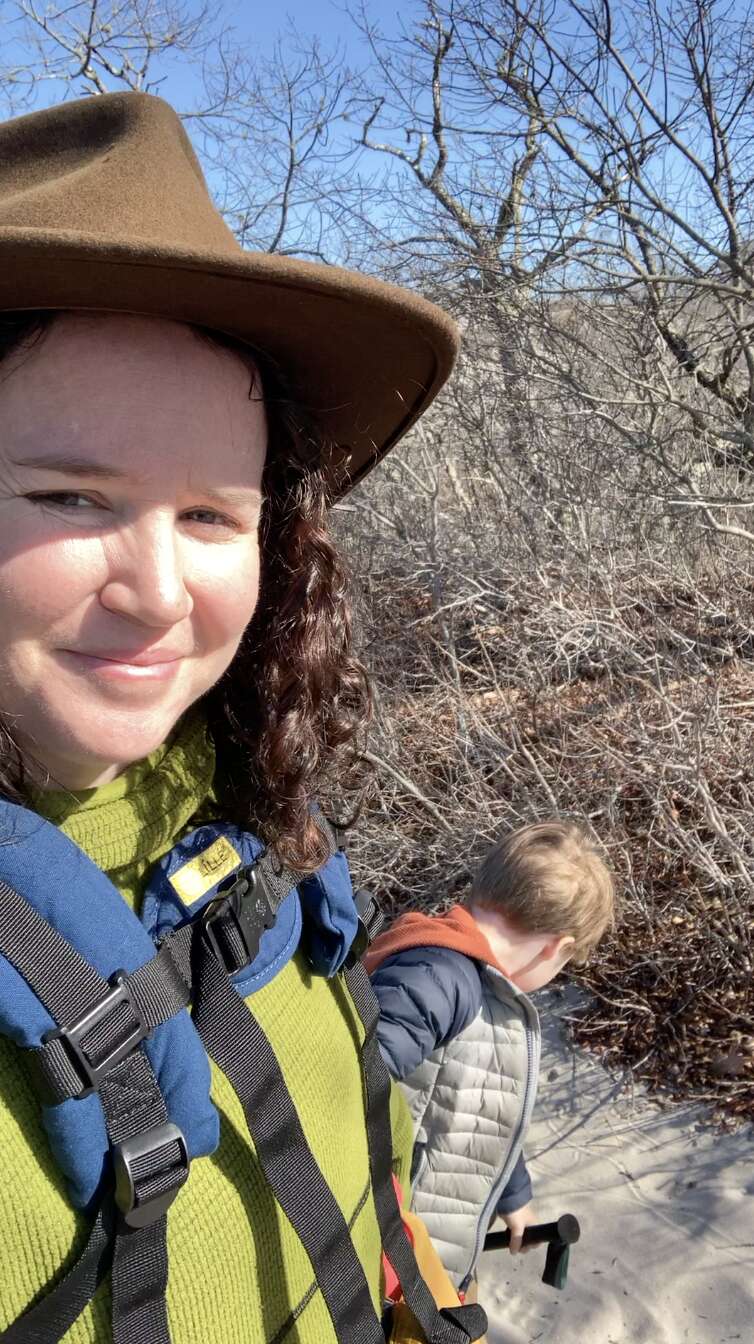 Family Spots Animal Tracks While Hiking And Can't Believe Who Made Them