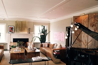 The lobby of Aida, a boutique hotel in Kansas City, Missouri.