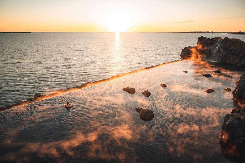 Iceland hot springs