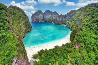 A beach in the Krabi province of Thailand.
