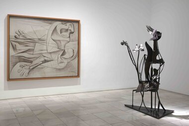 Picasso’s art in a museum in Madrid, Spain.