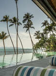 A poolside view at the Four Season Koh Samui in Thailand 