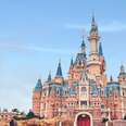 The Disney castle at the Shanghai Disney Resort in China. 