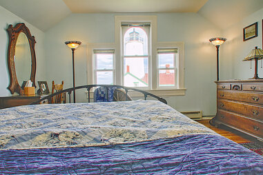 Tower bedroom at New Dungeness keepers house