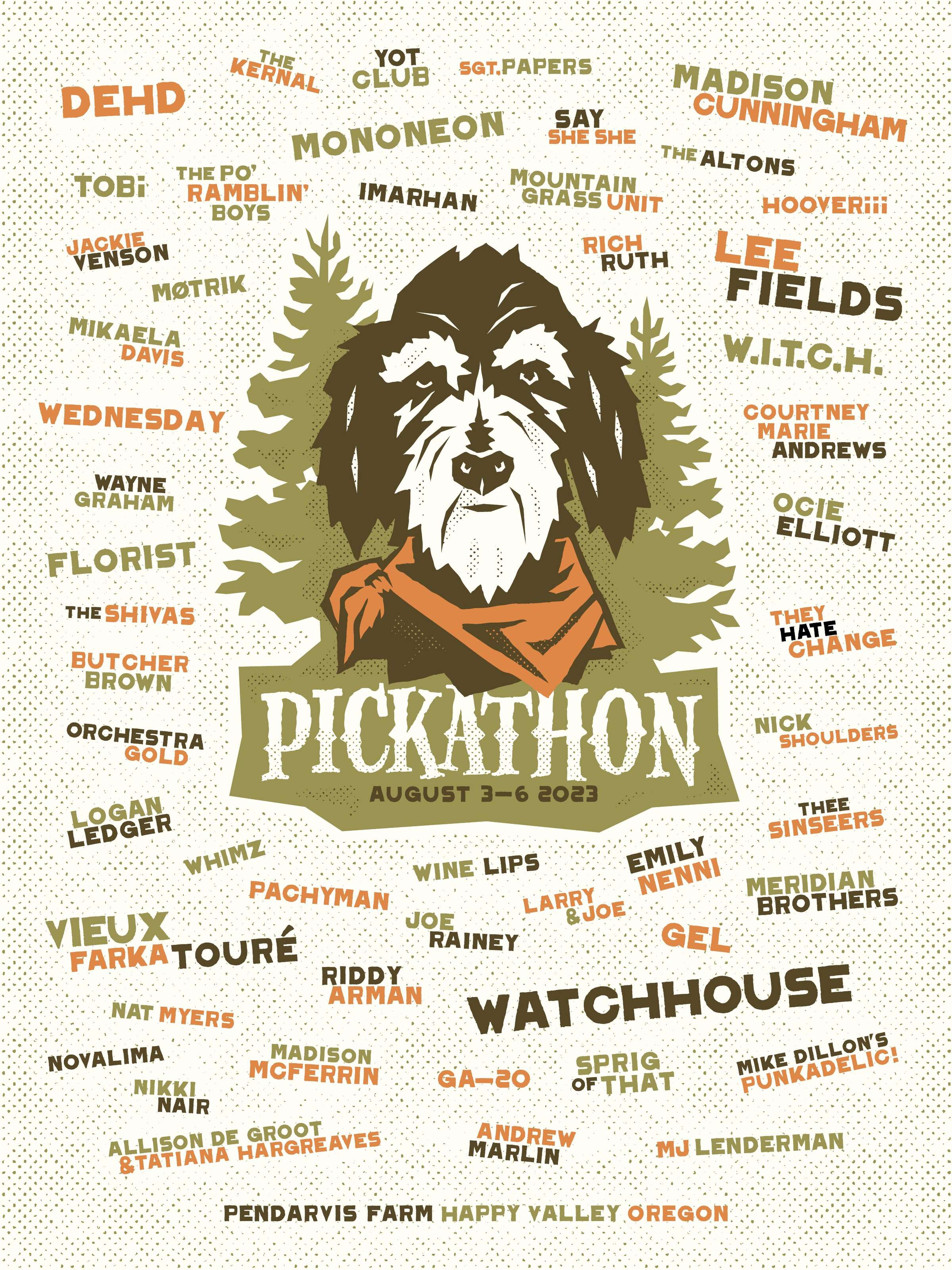 pickathon music festival 2023 lineup happy valley farm portland oregon