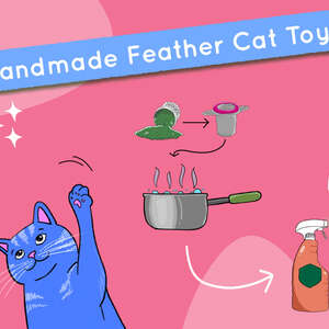 This Handmade Feather Cat Toy Will Give Your Pet Hours Of Fun