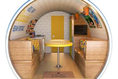 The inside of the Bush’s Bean Canper.