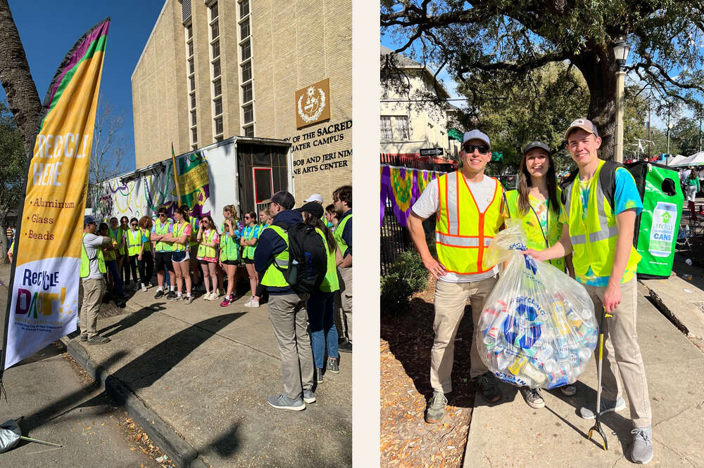 Environmentally conscious approach to Mardi Gras celebrations