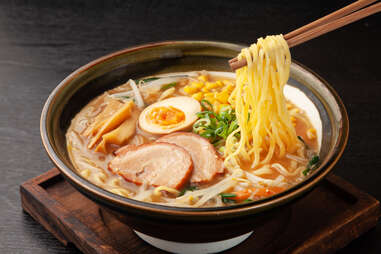 Miso ramen in Sapporo, Japan