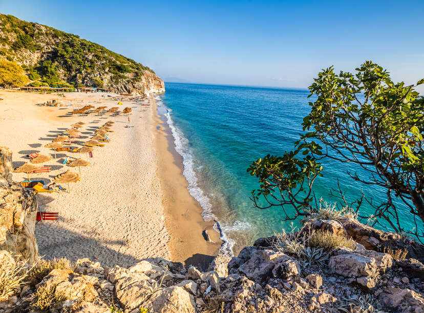 Albaania Rannad Albania Beaches Map