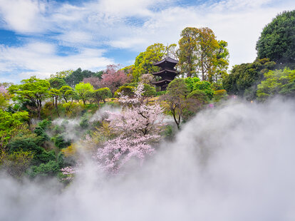 Gardens and pagoda at Hotel Chinzanso