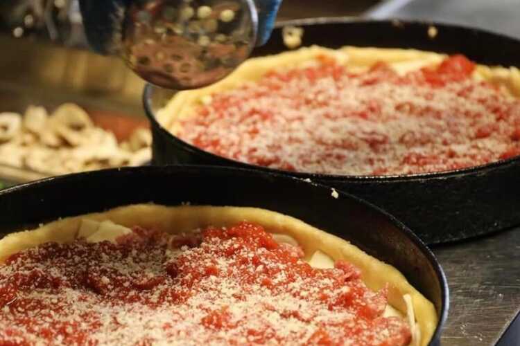 DEEP DISH PIZZA PAN SET - INDIVIDUAL SERVING SIZE