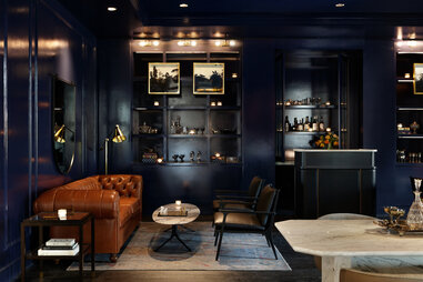 The lobby of the Forum in Charlottesville, Virginia.