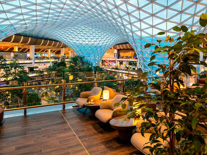 the garden lounge at Hamad International Airport