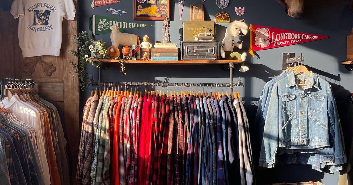 Shop a locally owned vintage clothing store in Fort Worth