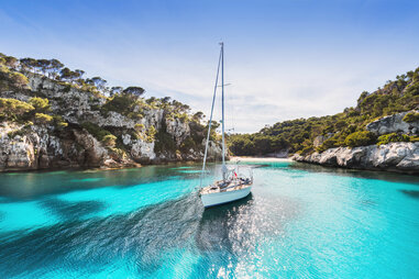 boat menorca