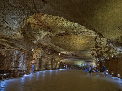 Natural Bridge Caverns Texas ballroom