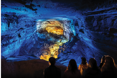 light effects in the cave