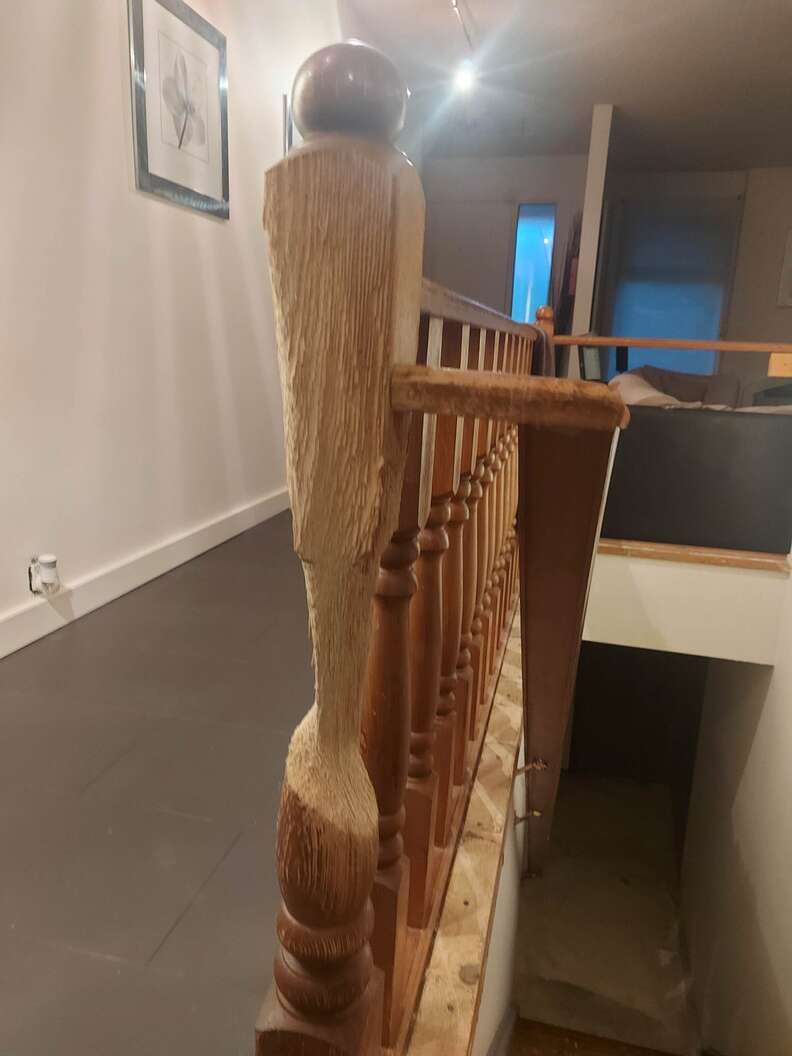 Cat scratching stairs best sale