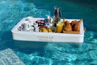 Conrad Bora Bora Nui breakfast