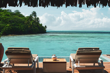 conrad bora bora nui deckchairs