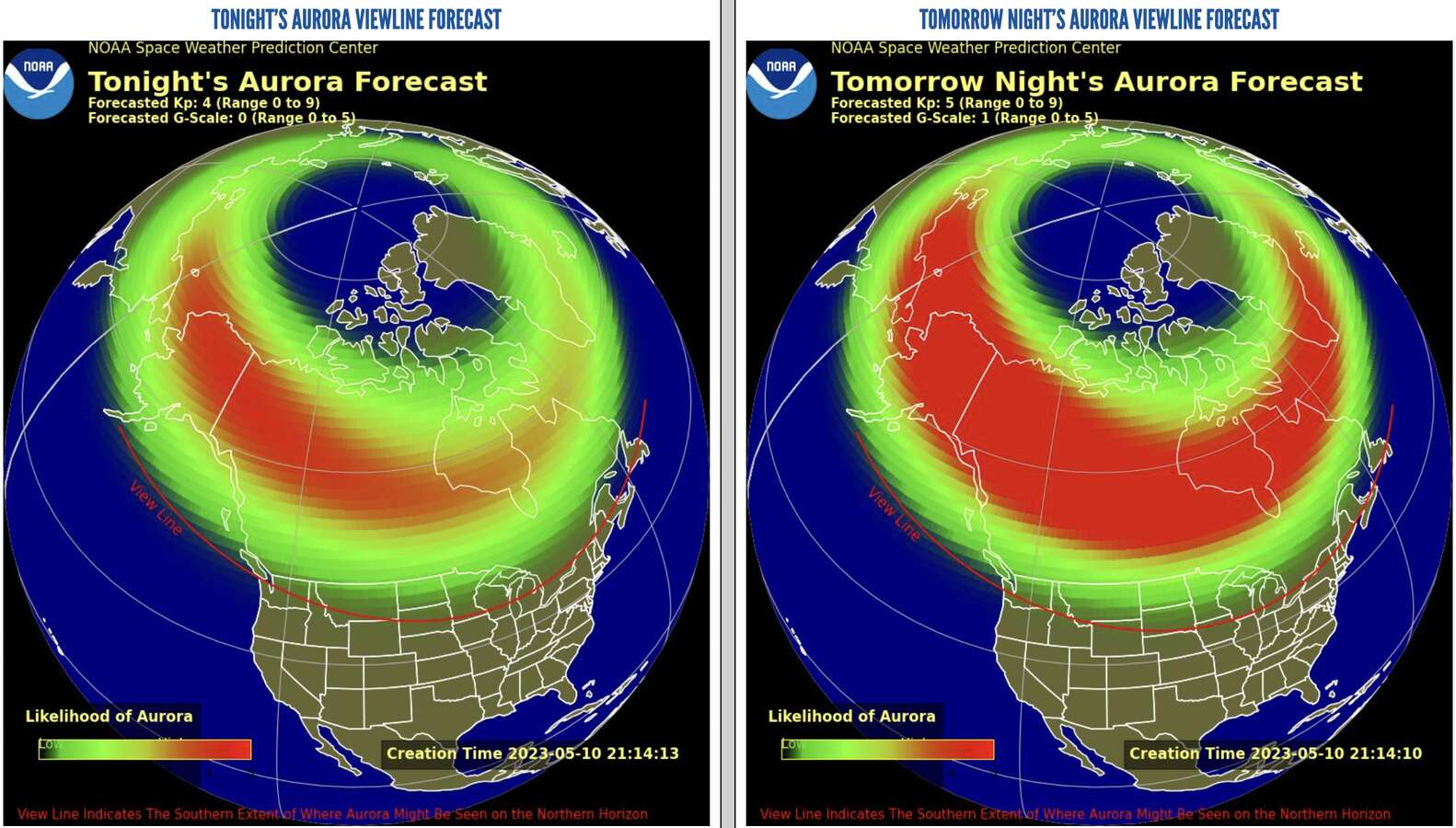 When And Where You Might See The Northern Lights In The US Tonight ...