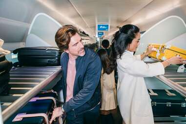 luggage on the Eurostar