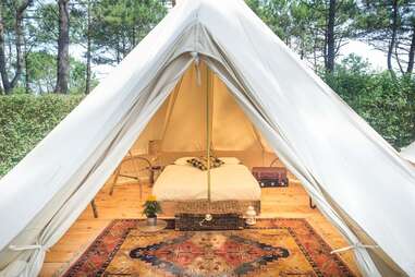 spain glamping tent