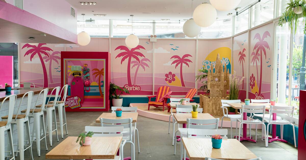 Malibu Barbie pop-up cafe open in NYC for the summer