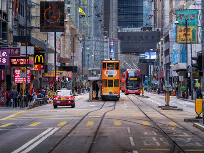 hong kong tramway
