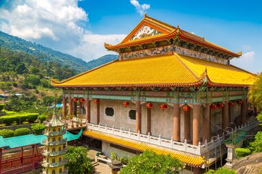Kek Lok Si Temple in Georgetown, Penang Island, Malaysia.