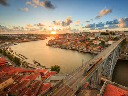 porto at sunset