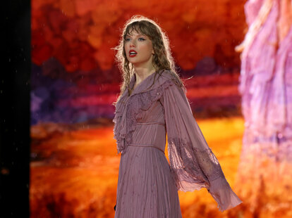 Taylor Swift performs onstage for night three of Taylor Swift | The Eras Tour at Nissan Stadium in Nashville, Tennessee