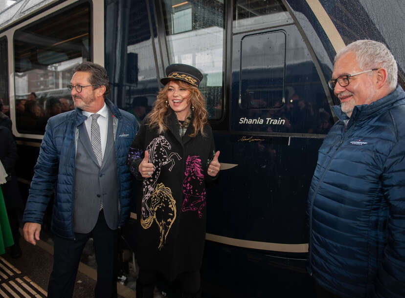 New Shania Twain Train Runs Nonstop to Popular Swiss Alps Towns