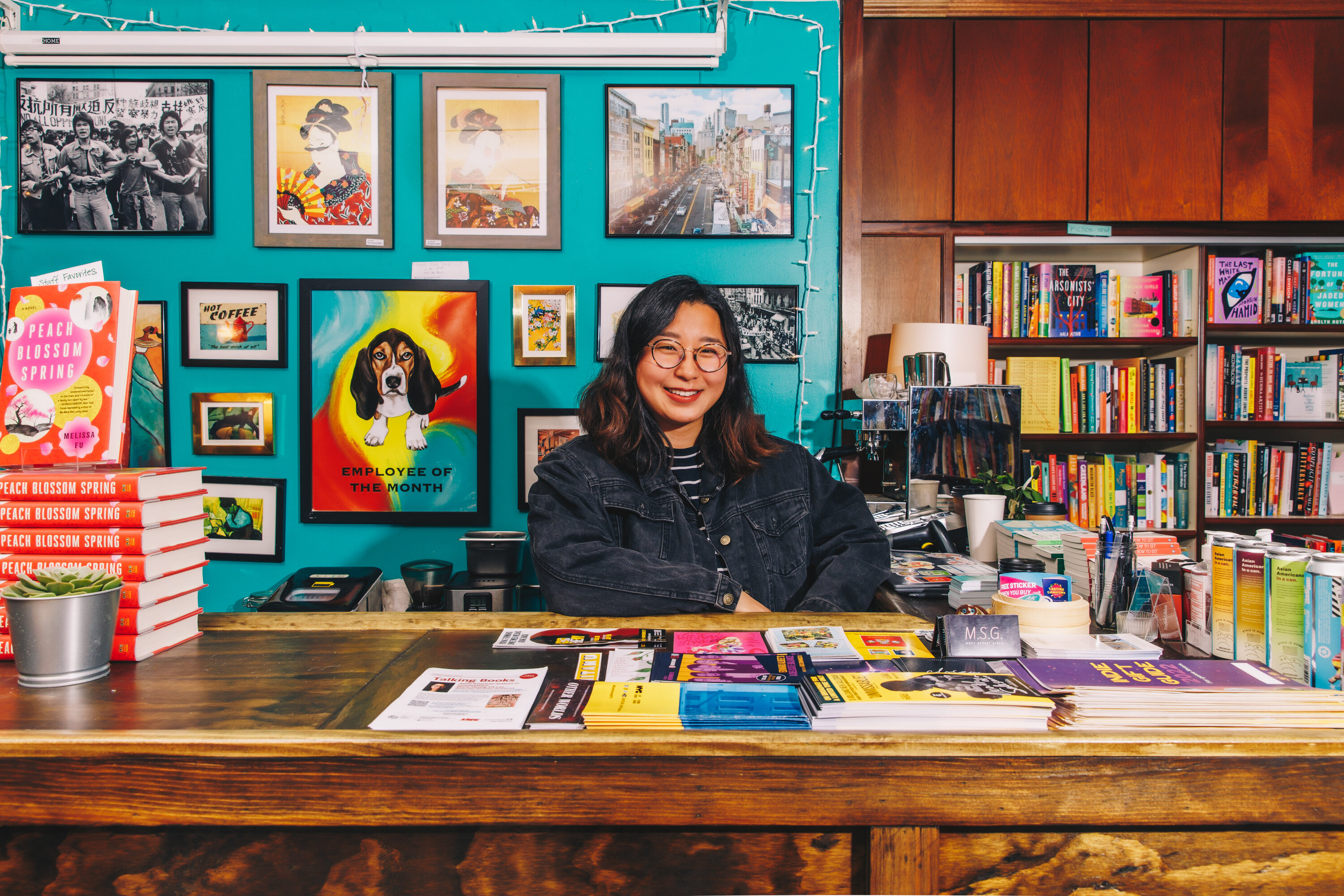 Owner of Yu & Me Books, Lucy Yu