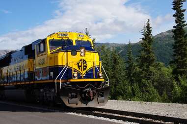 Alaska Railroad Aurora Winter Train