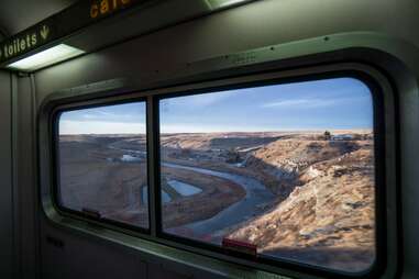 view from Empire Builder train