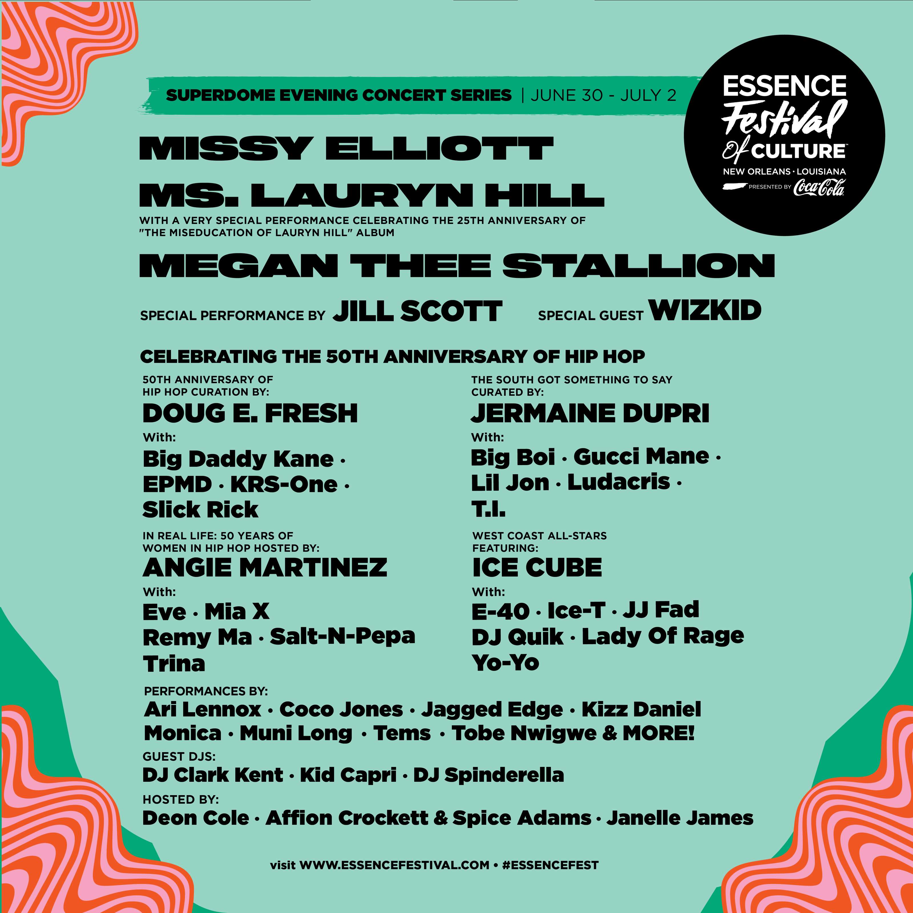 Essence Festival 2023 lineup new orleans