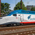 The high speed Acela train, which operates in Amtrak's NEC. 