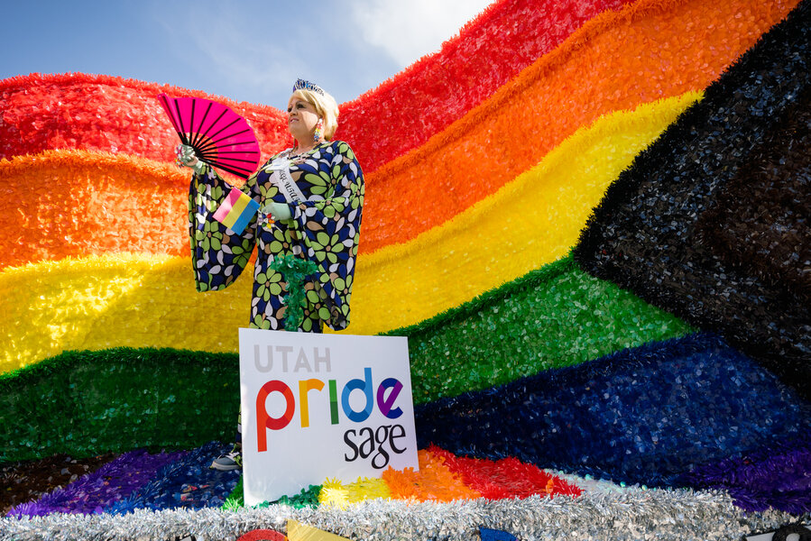 Rainbow Spectrum Biker Shorts Set for Pride Festival