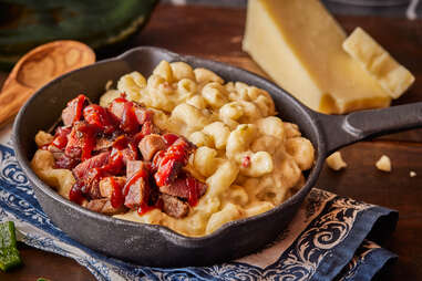 Harch green chili mac and cheese