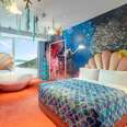 Mermaid princess inspired room at the Fullerton in Hong Kong